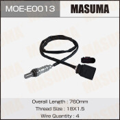 Датчик кислородный MASUMA, VOLKSWAGEN PASSAT, TOUAREG / ASM, BDV, BMX
