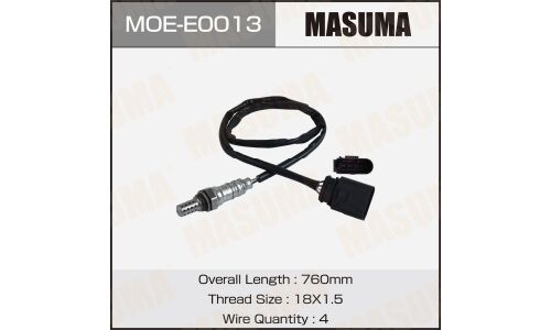 Датчик кислородный MASUMA, VOLKSWAGEN PASSAT, TOUAREG / ASM, BDV, BMX