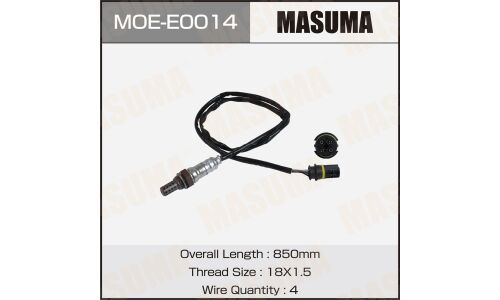 Датчик кислородный MASUMA, MERCEDES-BENZ C-CLASS (W204), M-CLASSE (W164) / M112.916, M113.962