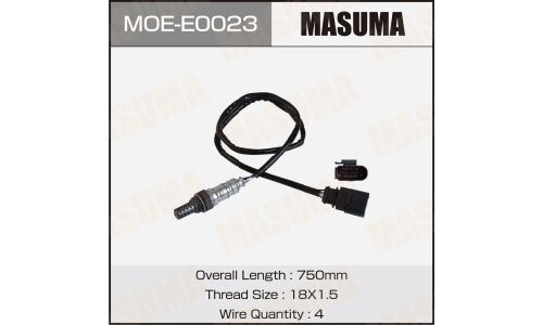 Датчик кислородный MASUMA, AUDI A6, A8, VOLKSWAGEN PASSAT / BBJ, BWS, CAXA, CMSA