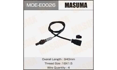 Датчик кислородный MASUMA, AUDI A4, A6 / AUK, BDW, CCDA, CCEA