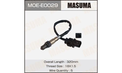 Датчик кислородный MASUMA, BMW X5 (F15), X6 (F16), MERCEDES-BENZ M-CLASSE (W166) / N57D30A, OM642.82