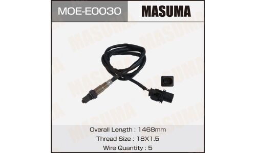 Датчик кислородный MASUMA, BMW X3 (E83), 5-SERIES (F10) / N53B30, N51B30