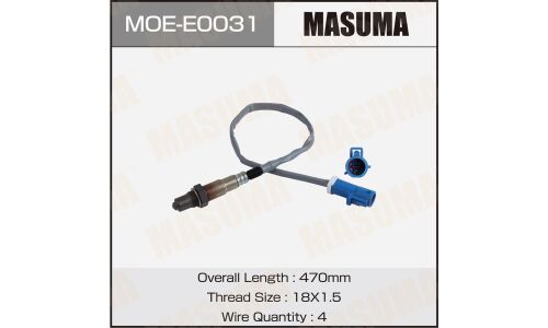 Датчик кислородный MASUMA, FORD FOCUS, FOCUS C-MAX / DURATEC 1.6, ZETEC-S 1.6