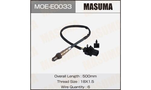 Датчик кислородный MASUMA, VOLKSWAGEN TIGUAN, OPEL INSIGNIA / A20DTH, CCTA, CCZD