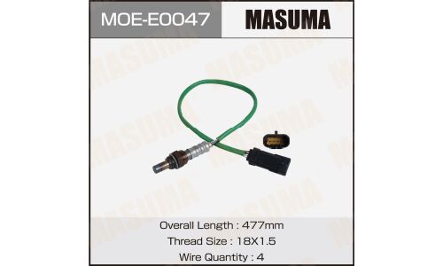 Датчик кислородный MASUMA, RENAULT DUSTER I, LOGAN I / K4M, K7J, K7M