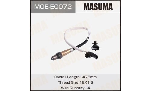Датчик кислородный MASUMA, RENAULT DUSTER / F4R 11-