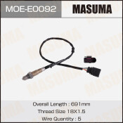 Датчик кислородный MASUMA, SKODA OCTAVIA / CJSA