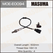 Датчик кислородный MASUMA, SKODA FABIA / CGPA, CEVA