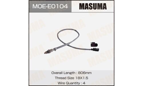Датчик кислородный MASUMA, VOLKSWAGEN TIGUAN