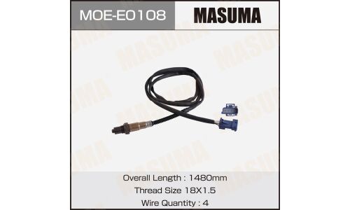 Датчик кислородный MASUMA, PEUGEOT 307 / EW10J4