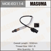 Датчик кислородный MASUMA, BMW 1-SERIES (E81) / N46B20B