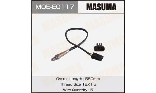 Датчик кислородный MASUMA, BMW 1-SERIES (F20) / B38B15A