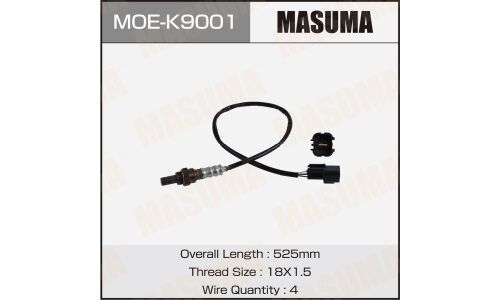 Датчик кислородный MASUMA, HYUNDAI SANTA FE, SONATA / G4JP, G4BS