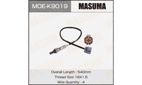 Датчик кислородный MASUMA, KIA OPTIMA / G4KD
