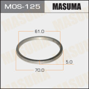 Кольцо уплотнительное выхлопной трубы Masuma, 61x70мм, арт. MOS-125
