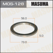 Кольцо уплотнительное выхлопной трубы Masuma, 56x73мм, арт. MOS-128