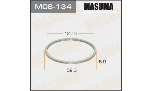 Кольцо уплотнительное выхлопной трубы Masuma, 120x132мм, арт. MOS-134