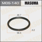 Кольцо уплотнительное выхлопной трубы Masuma, 48x57.3x4.2мм, металлическое, арт. MOS-140