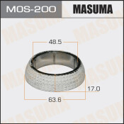 Кольцо уплотнительное выхлопной трубы Masuma, 48.5x63.6x17мм, арт. MoS-200