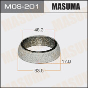 Кольцо уплотнительное выхлопной трубы Masuma, 48.3x63.5x17мм, арт. MoS-201