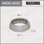 Кольцо уплотнительное выхлопной трубы Masuma, 46.1x61.7x17мм, арт. MoS-202