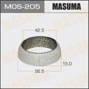 Кольцо уплотнительное выхлопной трубы Masuma, 42.5x56.5x15мм, арт. MoS-205