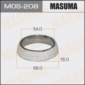 Кольцо уплотнительное выхлопной трубы Masuma, 54x69x16мм, арт. MoS-208