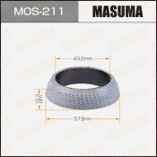 Кольцо глушителя MASUMA