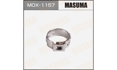 Хомут ушковый обжимной MASUMA, 13.2-15.7mm / H-7mm (уп10)