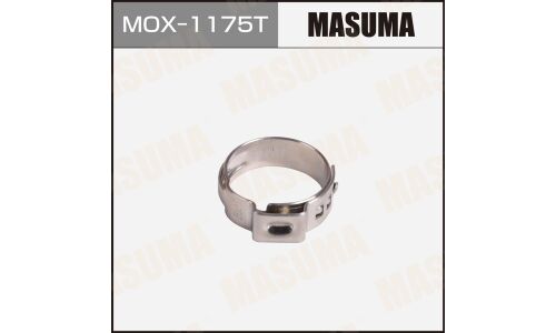 Хомут ушковый обжимной MASUMA, 15-17.5mm / H-7mm (уп2)