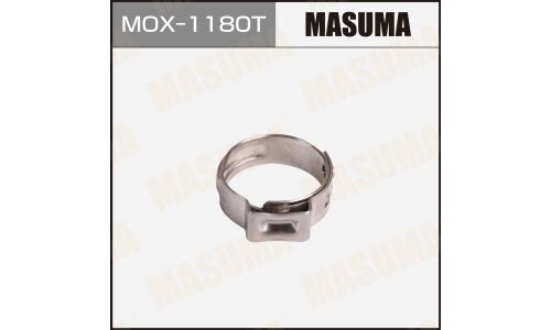 Хомут ушковый обжимной MASUMA, 14.8-18mm / H-7mm (уп2)