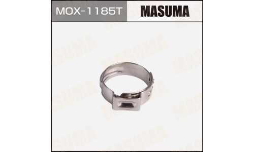 Хомут ушковый обжимной MASUMA, 15.3-18.5mm / H-7mm (уп2)