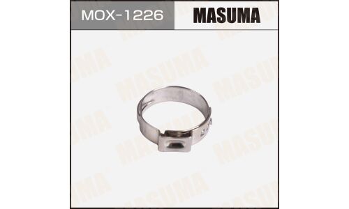 Хомут ушковый обжимной MASUMA, 19.4-22.6mm / H-7mm (уп10)