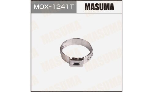Хомут ушковый обжимной MASUMA, 20.9-24.1mm / H-7mm (уп2)
