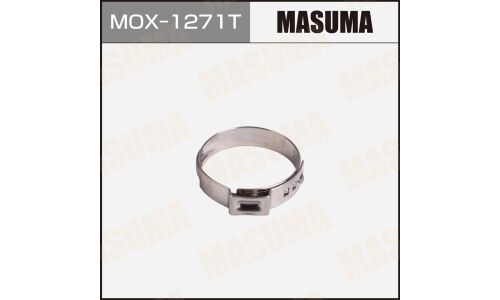 Хомут ушковый обжимной MASUMA, 23.9-27.1mm / H-7mm (уп2)