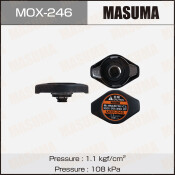 Крышка радиатора Masuma, 1.1кгс/см², для Honda Civic / Accord / Stream / Insight, для двигателей 1.0 / 1.5 / 1.6 / 1.7 / 1.8 / 2.0, арт. MOX-246 Крышка радиатора Masuma, 1.1кгс/см², для Honda Civic / Accord / Stream / Insight, для двигателей 1.0 / 1.5 / 1.6 / 1.7 / 1.8 / 2.0, арт. MOX-246