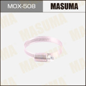 Хомут червячный Masuma Ø35-50мм, ширина 9мм, нержавеющая сталь W2, арт. MOX-508, комплект 10 шт