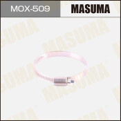 Хомут червячный Masuma Ø50-70мм, ширина 9мм, нержавеющая сталь W2, арт. MOX-509, комплект 10 шт