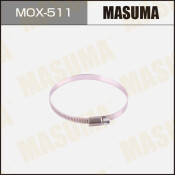 Хомут червячный Masuma Ø80-100мм, ширина 9мм, нержавеющая сталь W2, арт. MOX-511, комплект 10 шт