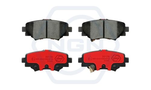 Колодки тормозные дисковые NGN, задние, комплект на ось (4 шт), арт. 3501256