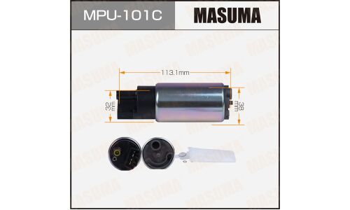 Насос топливный (бензонасос) Masuma, с графитовым коллектором, арт. MPU-101C
