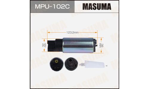 Насос топливный (бензонасос) Masuma, с графитовым коллектором, арт. MPU-102C