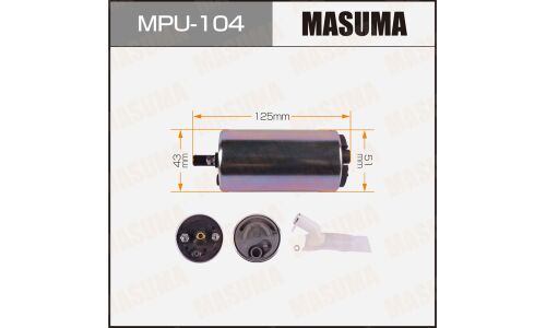 Насос топливный (бензонасос) Masuma, арт. MPU-104