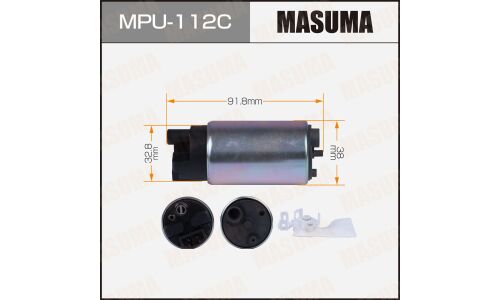 Насос топливный (бензонасос) Masuma, с графитовым коллектором, для Toyota Camry / Prius, арт. MPU-112C