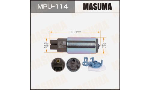 Насос топливный (бензонасос) Masuma, с фильтром, для Toyota Land Cruiser Prado / 4Runner, арт. MPU-114