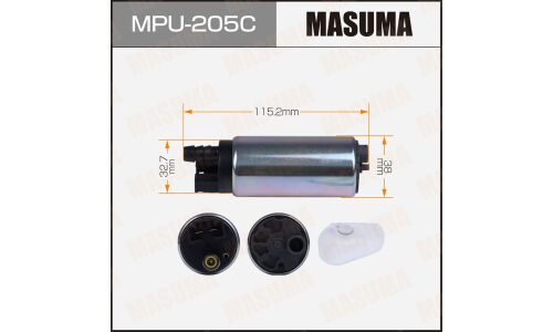 Насос топливный (бензонасос) Masuma, с графитовым коллектором, для Nissan X-Trail / Murano, арт. MPU-205C