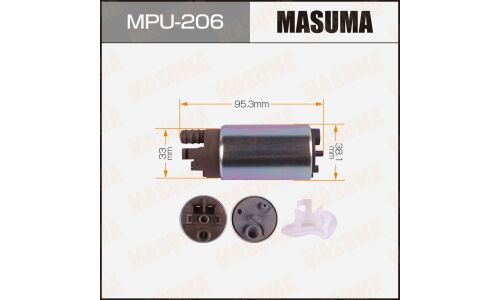 Насос топливный (бензонасос) Masuma, с фильтром, для Nissan Teana, Infiniti Ex35, арт. MPU-206