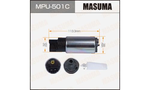 Насос топливный (бензонасос) Masuma, с графитовым коллектором, арт. MPU-501C