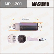 Насос топливный (бензонасос) Masuma, арт. MPU-701